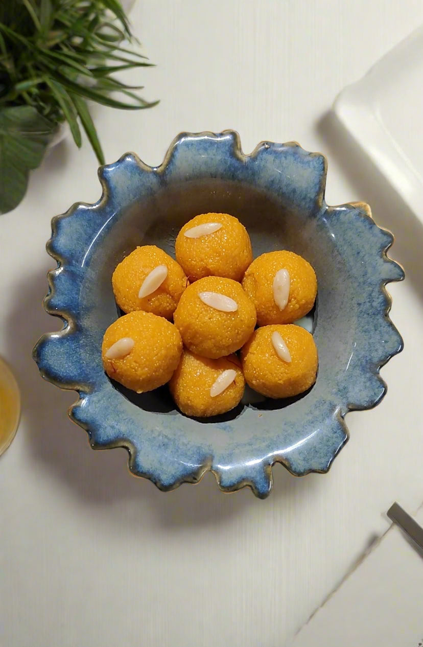 Fluted Dessert Serving Bowl