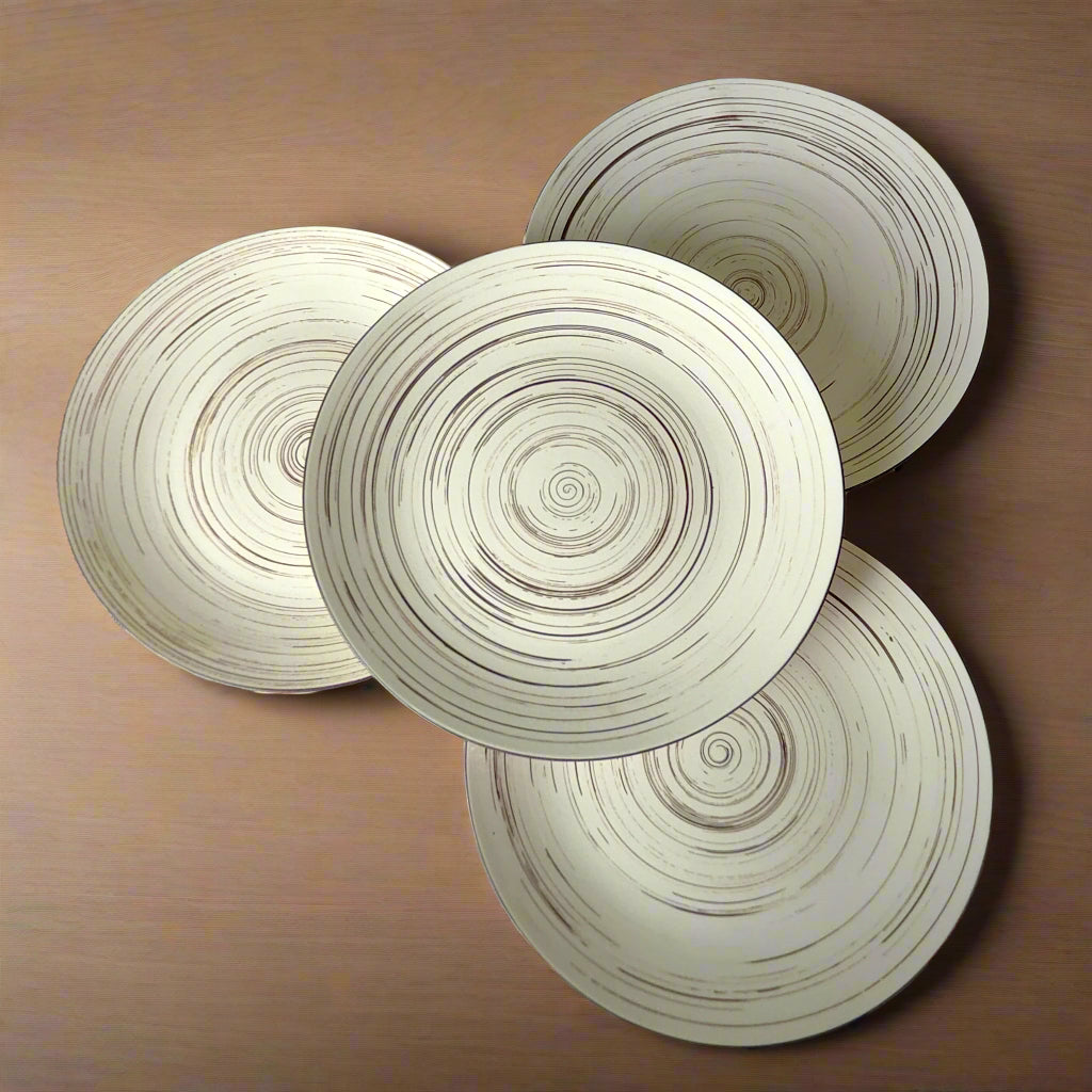 Faded Spiral Large Plate 10 inch