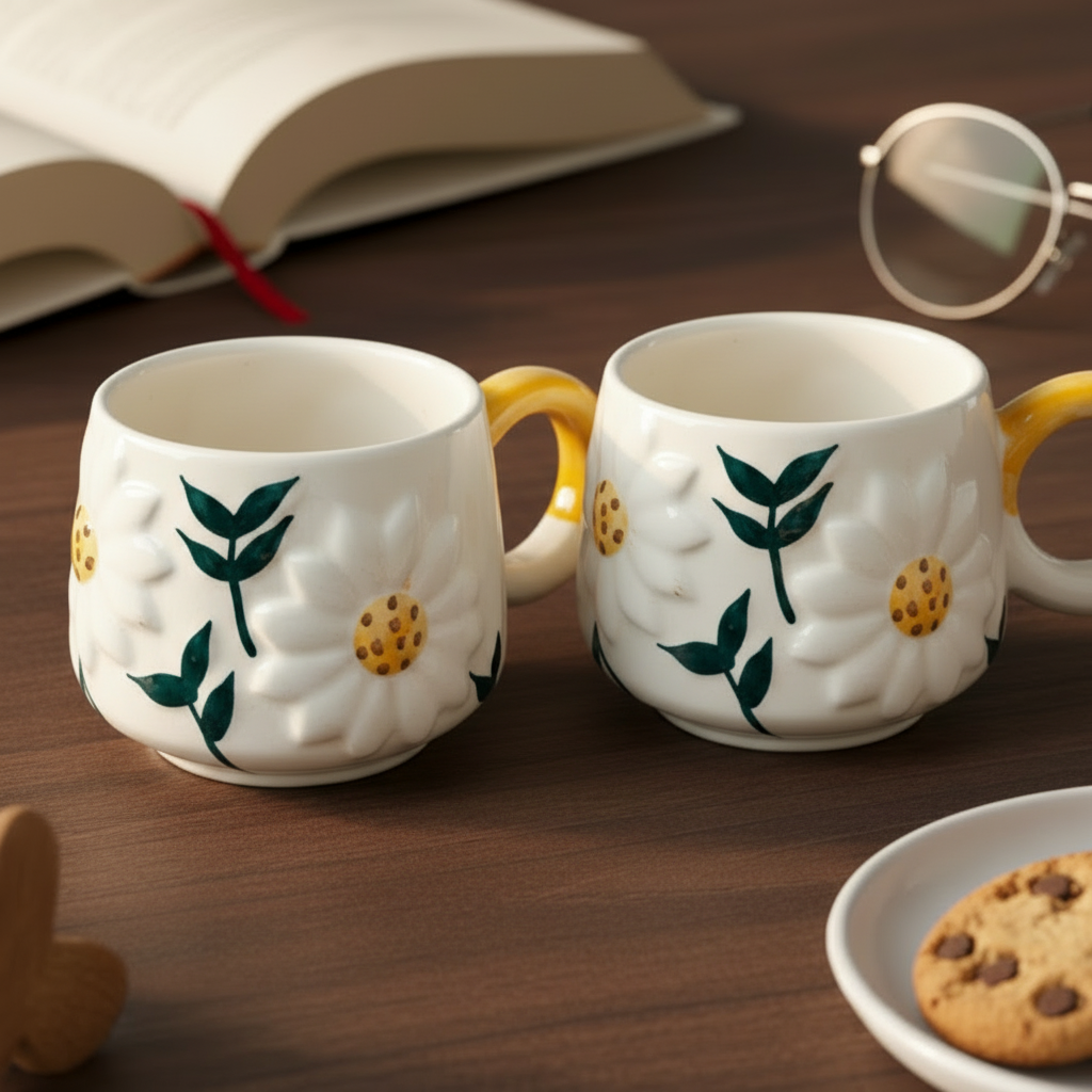 Sunshine Handmade Ceramic Mug (300 ml) | Tea & Coffee Cup