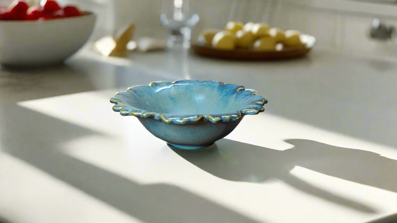 Fluted Dessert Serving Bowl
