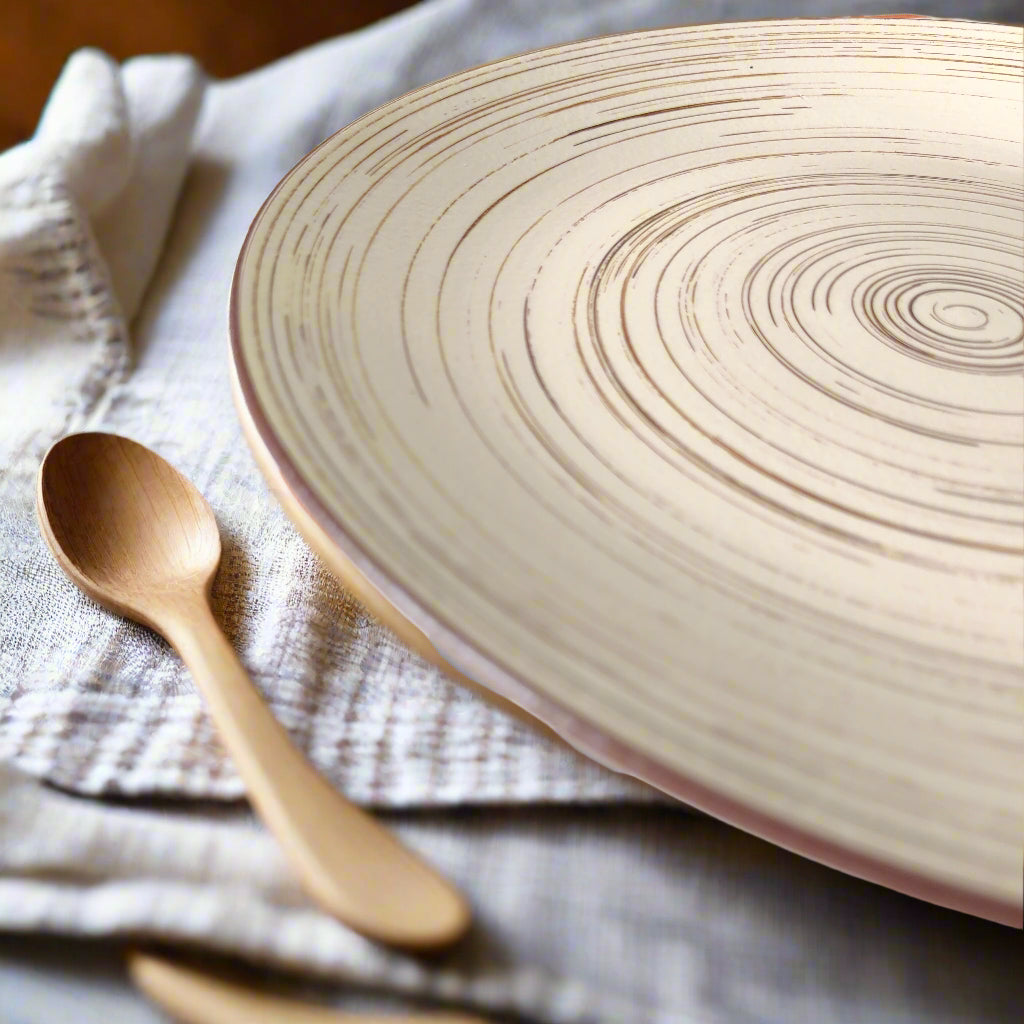 Faded Spiral Small Plate 7 inch
