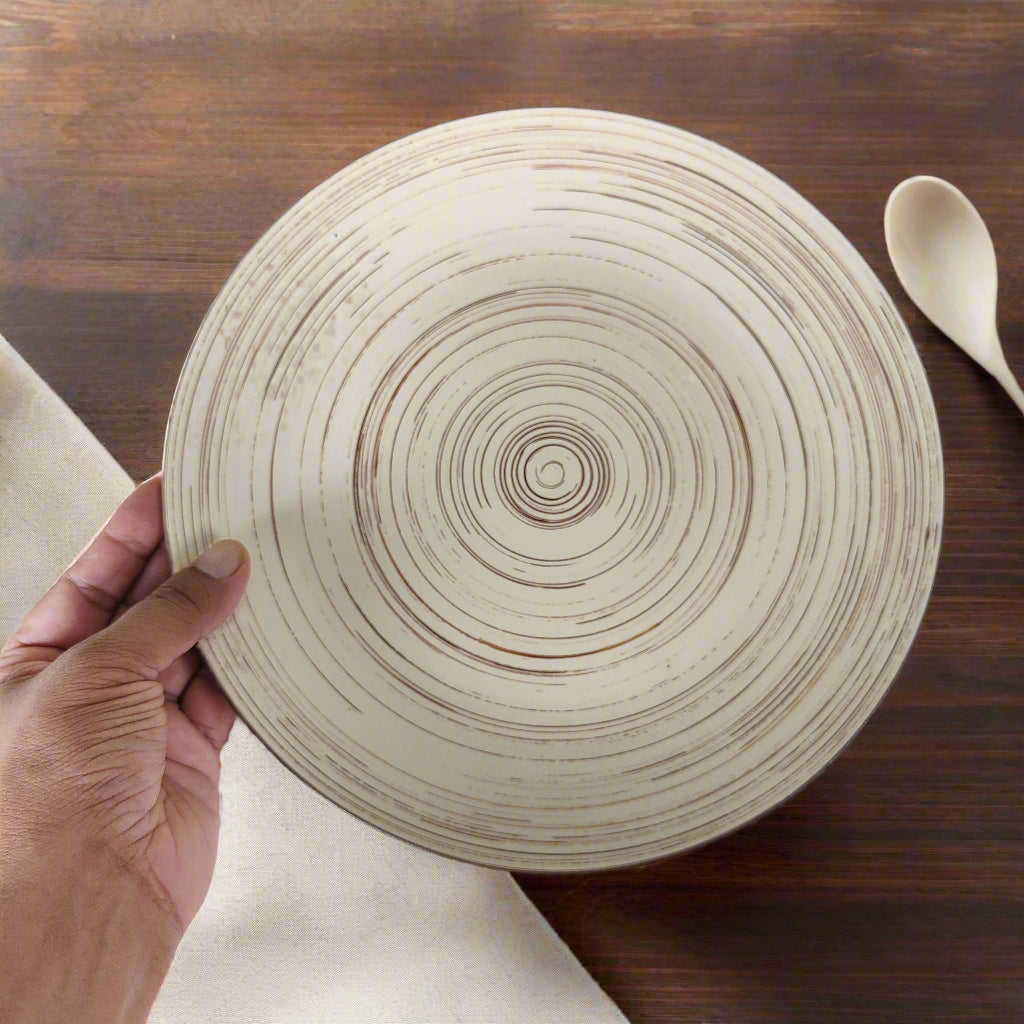 Faded Spiral Large Plate 10 inch