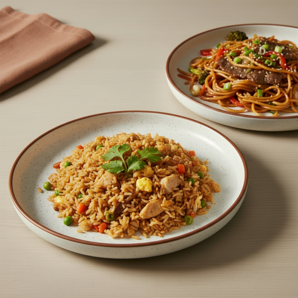 Ceramic Pasta Plate (10 Inch) – Minimal Snack & Serving Plate