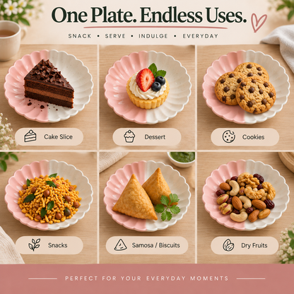 Ceramic Pasta Plate (10 Inch) – Minimal Snack & Serving Plate