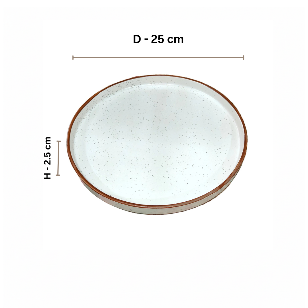 Canvas Serving Platter 10 inch