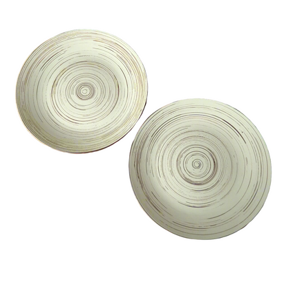 Faded Spiral Large Plate 10 inch