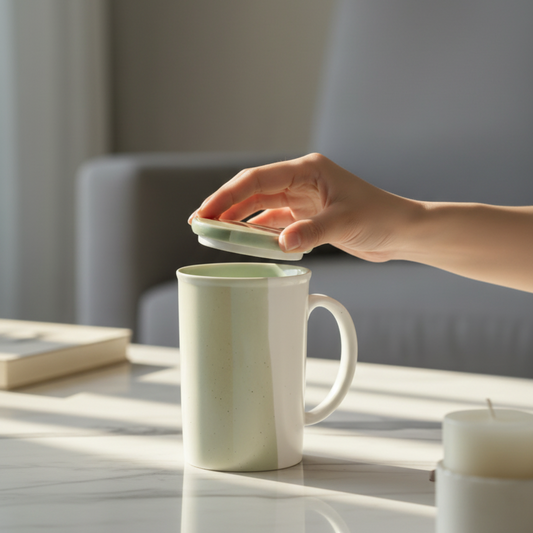 Misty Morning Mug with Lid 300 ml