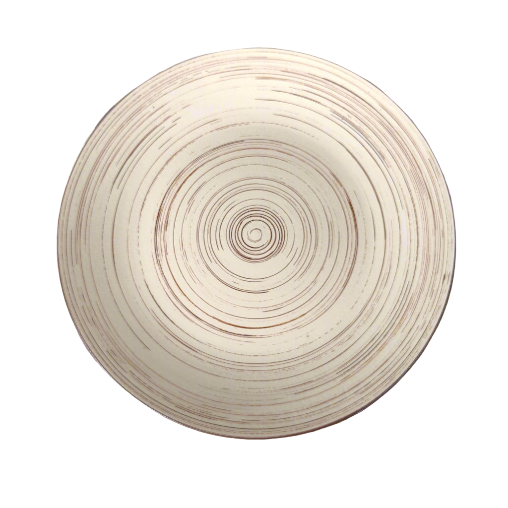 Faded Spiral Large Plate 10 inch