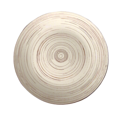 Faded Spiral Large Plate 10 inch