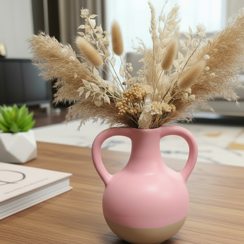 Jug Pastel Dual tone Flower Vase 5.5 inch