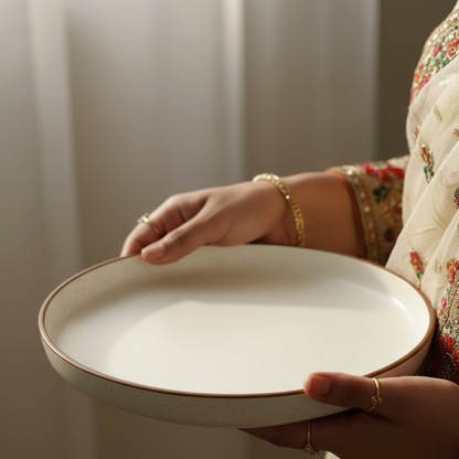 Canvas Serving Platter 10 inch