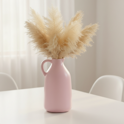 Kettle Pastel Pink Flower Vase 6.5 inch