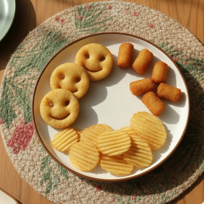 Canvas Serving Platter 10 inch