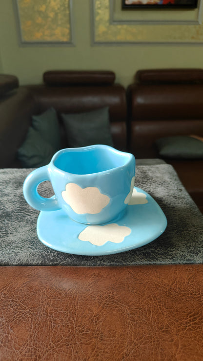 Cloudy Sky Cup with Saucer 220 ml