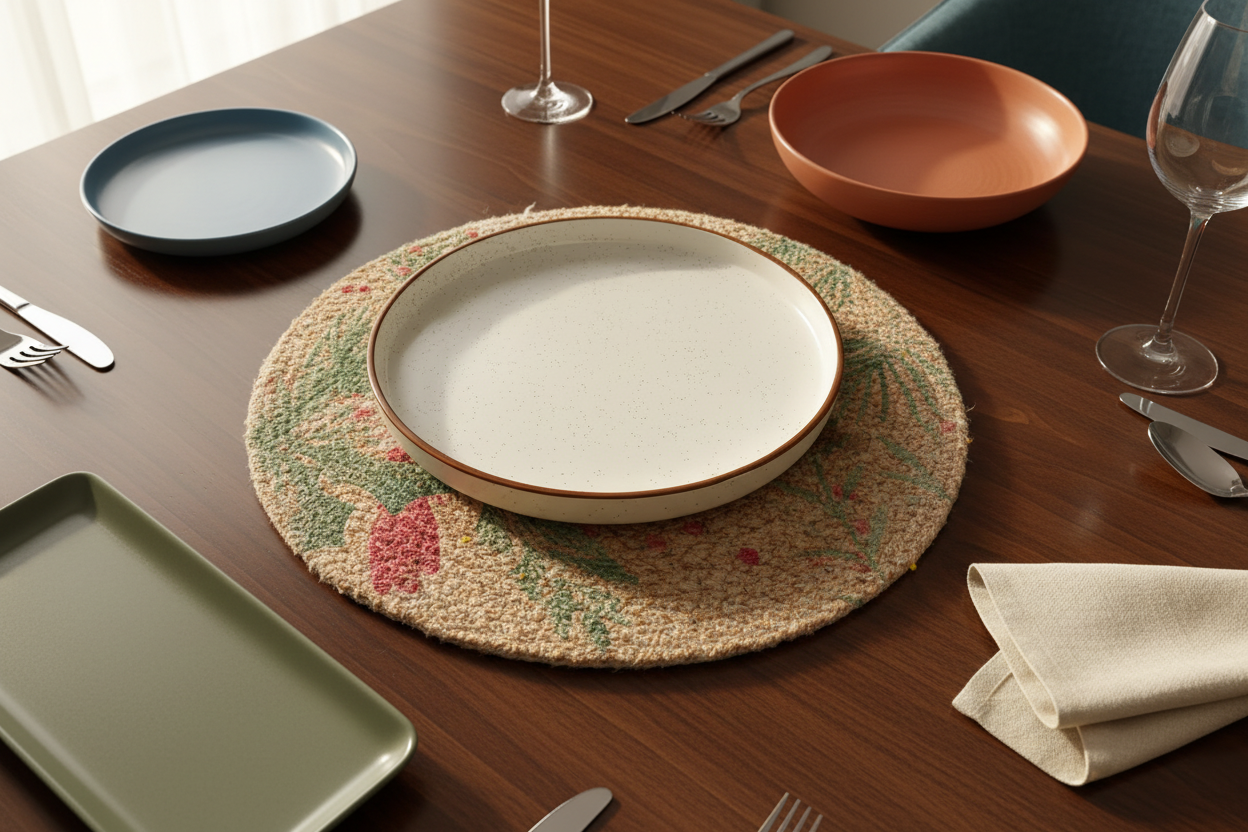 Canvas Serving Platter 10 inch