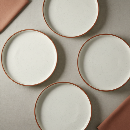 Ceramic Pasta Plate (10 Inch) – Minimal Snack & Serving Plate
